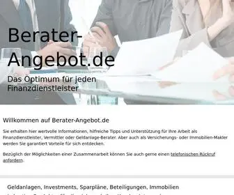 Berater-Angebot.de(Exklusive Geldanlagen) Screenshot