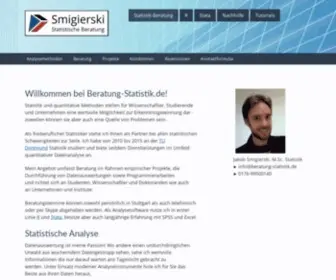 Beratung-Statistik.de(Statistik Beratung) Screenshot