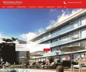Berdinodiaz.com(Apartamentos en Punta del Este) Screenshot