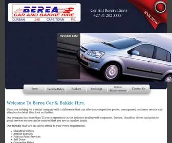 Berea.co.za(Berea Car And Bakkie Hire) Screenshot