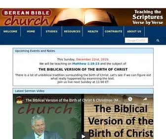 Bereanbiblechurch.org(Berean Bible Church) Screenshot