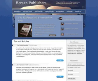 Bereanpublishers.com(Berean Publishers) Screenshot