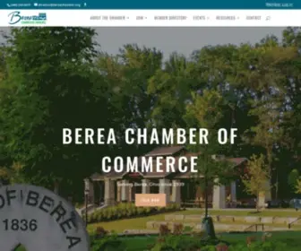 Bereaohio.com(The mission of the Berea Chamber of Commerce) Screenshot