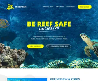 Bereefsafe.com(Be Reef Safe) Screenshot