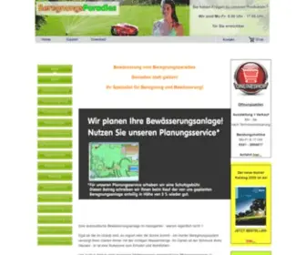 Beregnungsparadies.de(Bewässerung und Beregnungsanlagen Hunter) Screenshot