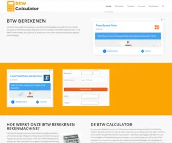 Berekenenbtw.net(BTW berekenen) Screenshot