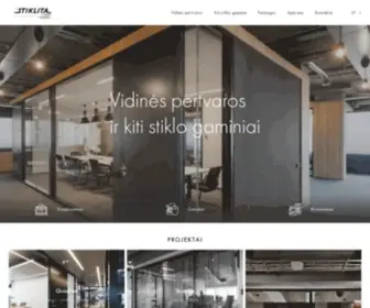 Beremeskonstrukcijos.lt(Stiklo gaminiai) Screenshot