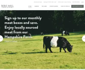 Beremillfarm.co.uk(Bere Mill Butchery) Screenshot