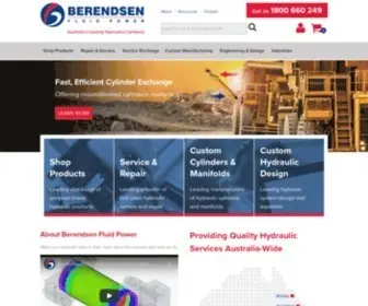 Berendsen.com.au(Berendsen Fluid Power) Screenshot