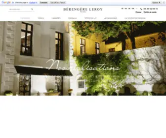 Berengereleroy.com(Architecte et décorateur d'intérieur et d'extérieur en Provence) Screenshot