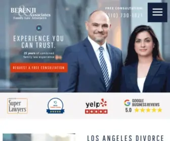 Berenjifamilylaw.com(Los Angeles Divorce Lawyer) Screenshot