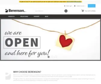 Berensonhardware.com(Berenson Decorative Hardware) Screenshot