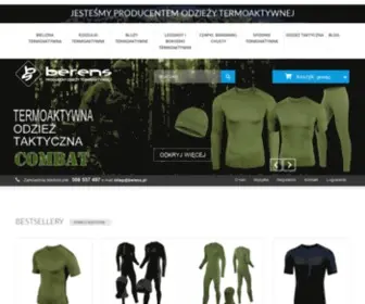 Berens.pl(Odzież termoaktywna) Screenshot