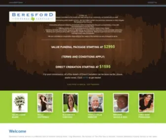 Beresfordfunerals.com(Beresford Funeral Service) Screenshot