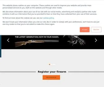Beretta.com(New guns Fabbrica d’Armi Pietro Beretta S.p.A) Screenshot