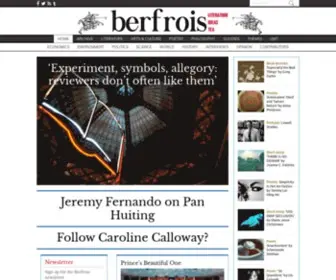 Berfrois.com(Tea, Literature, Ideas) Screenshot