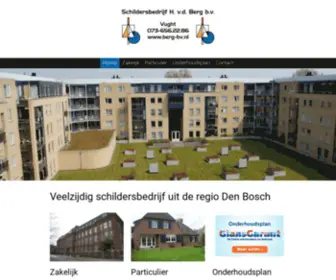 Berg-BV.nl(Glaszetter en Schildersbedrijf van den Berg uit regio Den Bosch) Screenshot