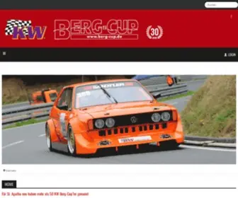 Berg-CUP.de(Berg-Cup e.V) Screenshot