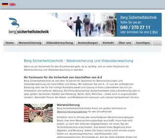 Berg-Sicherheitstechnik.de(Videoüberwachung) Screenshot