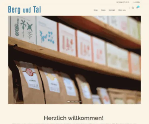 Berg-TAL.ch(Handwerklich hergestellte Lebensmittel und Geschenke) Screenshot