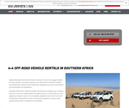 Berg4X4Rentals.co.za(4x4 Rental) Screenshot