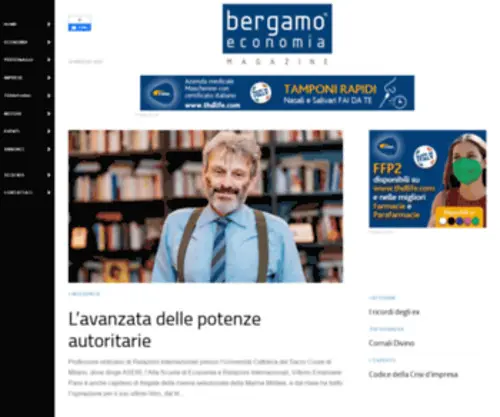 Bergamoeconomia.it(Bergamo Economia Magazine) Screenshot
