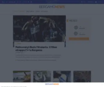 Bergamonews.it(Bergamonews notizie in tempo reale da tutta Bergamo e provincia) Screenshot