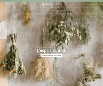 Bergamotte.fr(Livraison fleurs et plantes d'intérieur) Screenshot