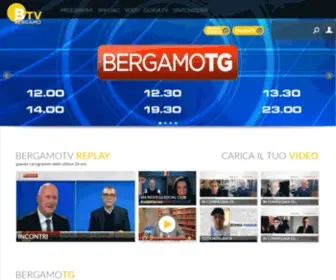 Bergamotv.it(Bergamo TV) Screenshot