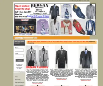 Berganbrotherssuits.com(Bergan Brothers' Suits) Screenshot