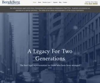 Bergandberg.net(Personal Injury Lawyer) Screenshot