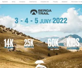 Bergatrail.com(Berga trail) Screenshot