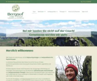 Bergauf-PSYchotherapie.de(Psychotherapie in Dresden) Screenshot