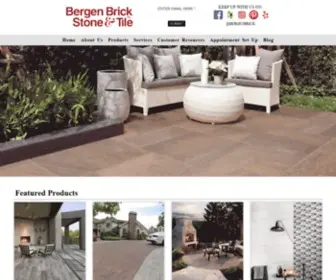 Bergenbrick.com(Bergen Brick Stone & Tile) Screenshot