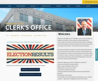 Bergencountyclerk.org(Bergen County Clerk) Screenshot