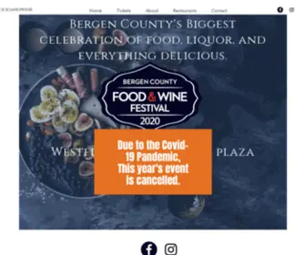 Bergencountyfoodandwine.com(Landing) Screenshot