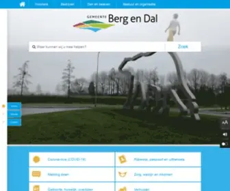 Bergendal.nl(Gemeente Berg en Dal) Screenshot