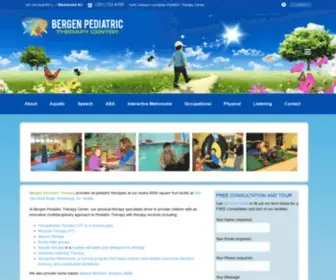 Bergenpediatrictherapy.com(Bergen Pediatric Therapy Occupational Physical Therapy NJ) Screenshot