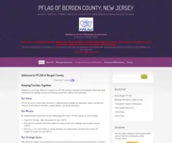 Bergenpflag.com(PFLAG of Bergen County) Screenshot