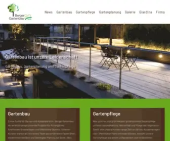 Berger-Gartenbau.ch(Berger Gartenbau) Screenshot