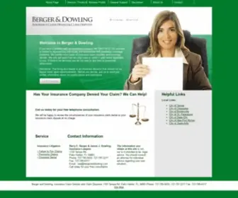 Bergeranddowling.com(Berger & Dowling) Screenshot