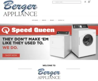 Bergerappliance.com(Berger Appliances) Screenshot