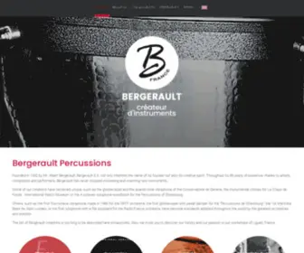 Bergerault.com(Percussions) Screenshot