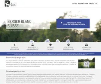 Bergerblanc.fr(Berger Blanc : le site de référence sur ce chien) Screenshot