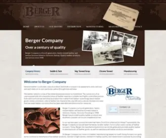 Bergercompany.com(The Berger Company) Screenshot