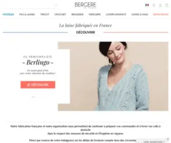 Bergeredefrance.fr(Bergère de France) Screenshot