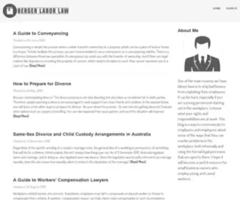 Bergerlaborlaw.com(Protection from bad bosses) Screenshot