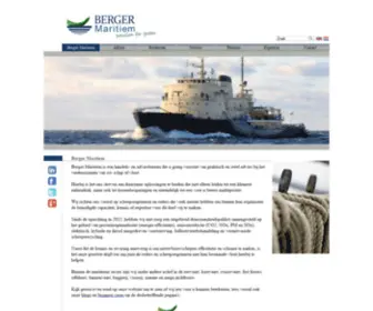 Bergermaritiem.nl(Berger Maritiem) Screenshot