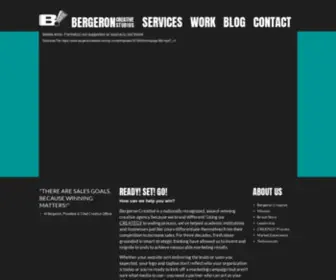 Bergeroncreative.com(Bergeron Creative Studios) Screenshot