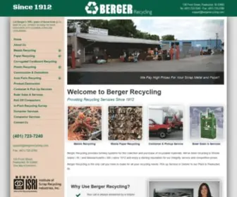 Bergerrecycling.com(Berger Recycling) Screenshot